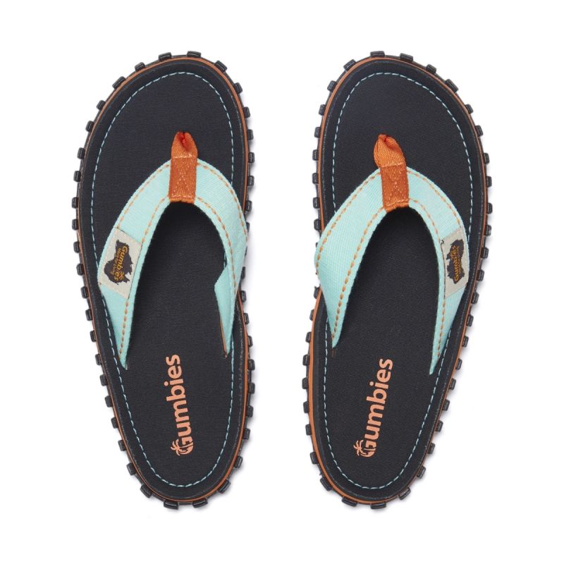 Gumbies japonki unisex ISLANDER FLIP-FLOP TRICOLOR BLACK
