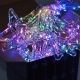 19. LAMPKI CHOINKOWE KURTYNA ŚWIETLNA 200x200 CM 415LED GWIAZDKI MULTIKOLOR