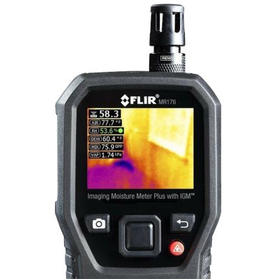 4. FLIR MR176 higrometr i psychrometr Wewnętrzna Higrometr elektroniczny Czarny
