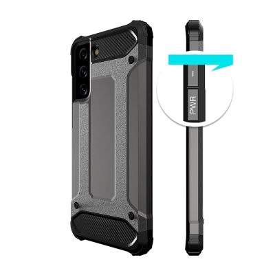 4. Hybrid Armor pancerne hybrydowe etui pokrowiec Samsung Galaxy S22+ (S22 Plus) czarny