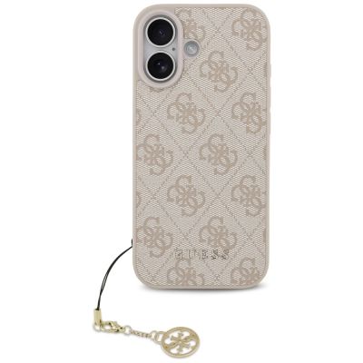 2. Etui Guess 4G Charms Collection MagSafe na iPhone 17 - różowe