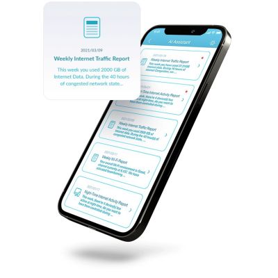 11. D-Link EAGLE PRO AI router bezprzewodowy Gigabit Ethernet Jedna częstotliwości (2,4 GHz) 4G Biały