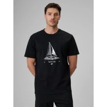 T-shirt relaxed z nadrukiem męski 4F 4FRSS26TTSHM3996-20S