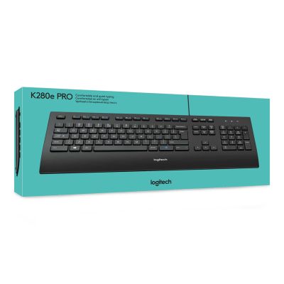 11. Klawiatura Logitech 920-005217 (USB 2.0; kolor czarny)