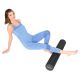13. WAŁEK ROLLER FITNESS JOGA EVA 15x60CM Z WYPUSTKAMI ENERO FIT