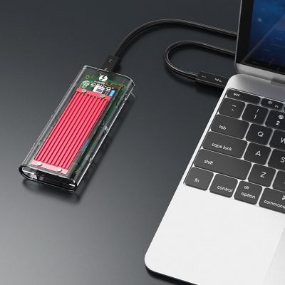 5. Kieszeń dyskowa Orico TCM2-C3 M.2 NVME na USB-C 10Gb/s - czerwona