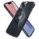16. Etui Spigen Ultra Hybrid Mag z MagSafe na iPhone 14 Plus - przezroczysto-szare