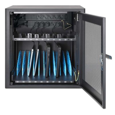 12. MANHATTAN SZAFA DO ŁADOWANIA 10 LAPTOPÓW 16" 10 GN