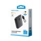 3. Powerbank Vention 10000mAh 2 x USB-C 1x USB-A z wyświetlaczem 22,5W czarny