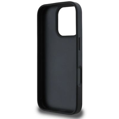 7. Etui DKNY Checkered Pattern & Printed Stripes na iPhone 16 Pro Max - czarne