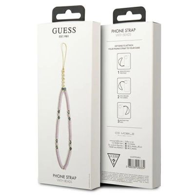 3. Zawieszka Guess Heishi Beads - lilowa