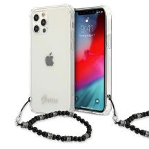 Etui Guess Black Pearl na iPhone 12 / iPhone 12 Pro - przezroczyste