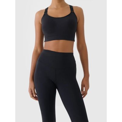 13. Legginsy 7/8 z wysokim stanem i wykończeniem szybkoschnącym damskie 4F 4FWAW26TFTIF489-20S