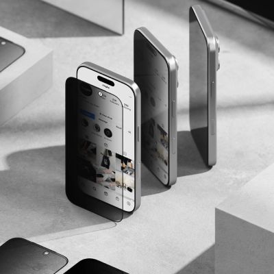 5. Szkło prywatyzujące Ringke Easy Slide 2-pack na iPhone 17 - czarne