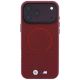 3. Etui BMW M Carbon Printed Ring MagSafe na iPhone 18 Pro / 17 Pro - burgundowe
