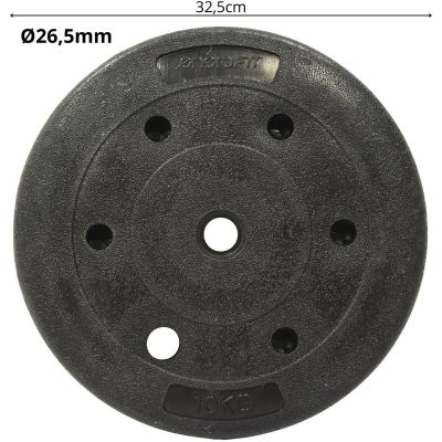4. OBCIĄŻENIE BETONOWE 10 KG ENERO FIT fi26,5