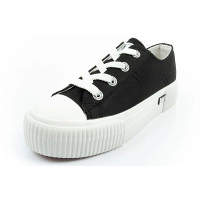 3. Lee buty damskie sportowe Isla trampki czarne platforma wygodne