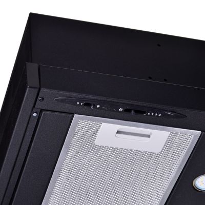 3. Okap teleskopowy AKPO WK-7 LIGHT ECO 50 CZARNY (podszafkowy)