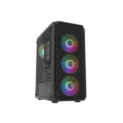 27. FURY OBUDOWA KOMPUTEROWA FURY SHOBO SH4F RGB MIDI Z OKNEM CZARNA