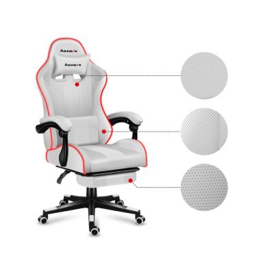 20. Fotel gamingowy Huzaro Force 4.7 RGB White