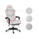 20. Fotel gamingowy Huzaro Force 4.7 RGB White