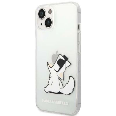 2. Etui Karl Lagerfeld Choupette Fun na iPhone 14 Plus - przezroczyste