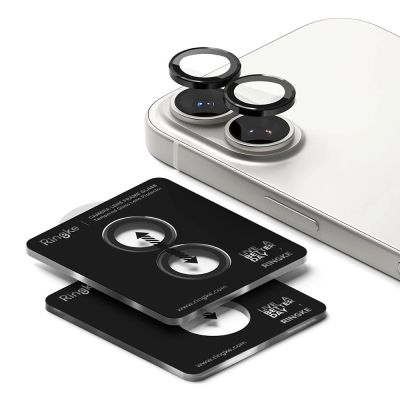 3. Osłona aparatu Ringke Camera Frame Protector 2-pack na iPhone 17 - czarna
