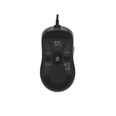 4. Mysz dla graczy Fury Tanto T4 12000DPI RGB czarna gamingowa przewodowa