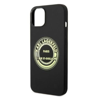 6. Etui Karl Lagerfeld Silicone RSG na iPhone 14 Plus - czarne