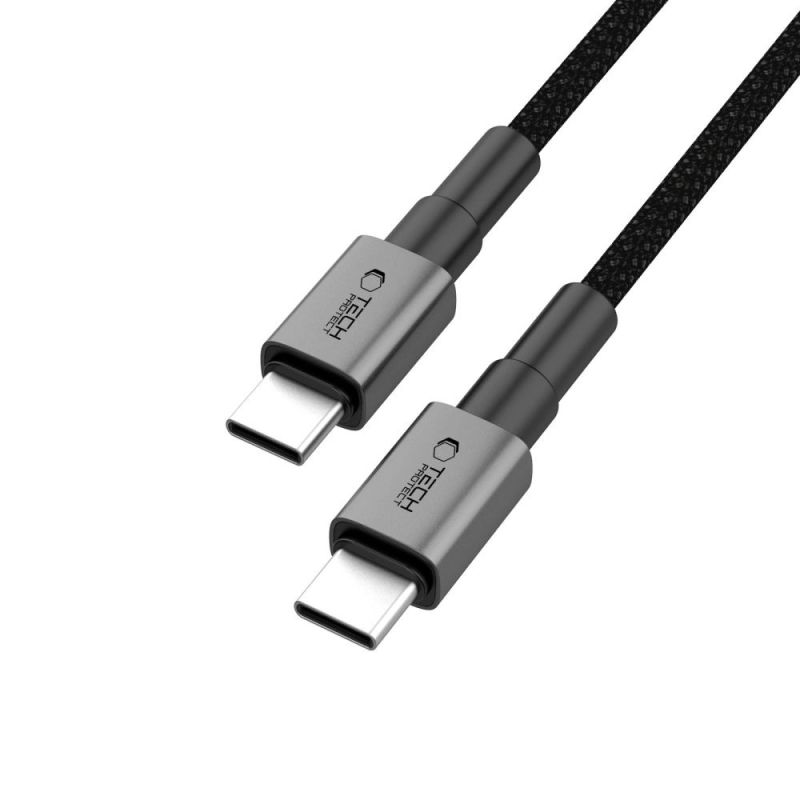 3. Kabel Tech-Protect Ultraboost DNA MagTwist USB-C PD 100W / 5A 200 cm - szary