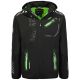 Kurtka softshell męska Geographical Norway ROYAUTE BLACK / GREEN DB MEN 068 BLACK / GREEN (WY8026H/GN-NOIR / VERT)