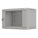 17. Szafa instalacyjna rack wisząca 19" 6U 540x350 szara drzwi przeszklone Lanberg (Flat Pack)