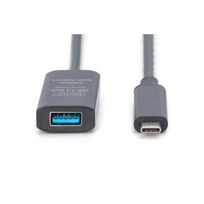 2. Digitus Aktywny przedłużacz USB 3.2 Gen2 10G, USB-C - USB-A, 5m