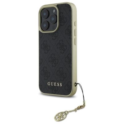 2. Etui Guess 4G Charms Collection na iPhone 16 Pro - czarne
