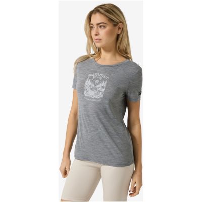 5. Koszulka damska SUPER.NATURAL W Summer Break Tee szara