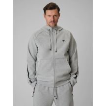 Bluza dresowa regular z kapturem męska 4F 4FRSS26TSWSM2974-27M