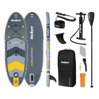 15. Deska SUP REBEL ACTIVE pompowana 244x76x10, zestaw