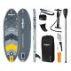 15. Deska SUP REBEL ACTIVE pompowana 244x76x10, zestaw