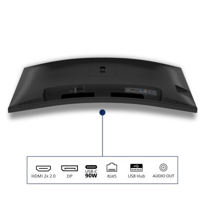 47. Monitor Philips 86,4cm (34,0") 34B2U3600C 21:09 HDMI+DP+USB-C