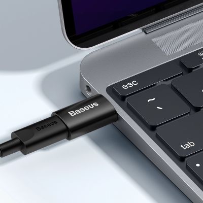 10. Baseus Ingenuity Series Mini przejściówka adapter USB 3.1 OTG do USB Typ C czarny (ZJJQ000101)