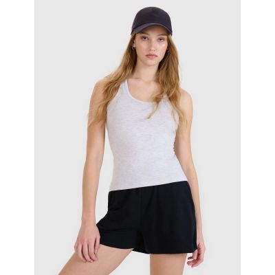 4. Top slim gładki damski  4F 4FWMM00TSLEF124-27M