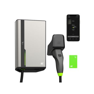3. Wallbox Green Cell HabuDen 22kW 32A - kabel 7,5m z NFC