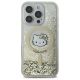 3. Etui Hello Kitty Liquid Glitter Fever MagSafe na iPhone 16 Pro - złote