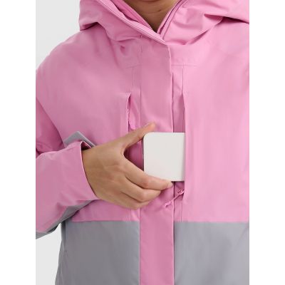 11. Kurtka narciarska membrana 8000 damska 4F 4FWAW25TTJAF0805-56S