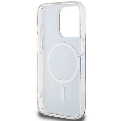 7. Etui Guess IML GCube MagSafe na iPhone 15 Pro - czarne