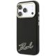 2. Etui Karl Lagerfeld Grained with Resin Signature Logo MagSafe na iPhone 18 Pro / 17 Pro - czarne