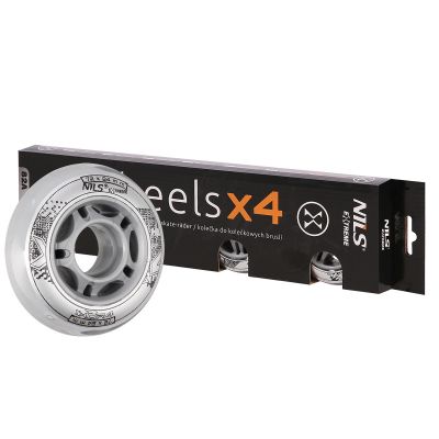 22. Kółka Nils Extreme PU 72x24 82A (4 szt.) 