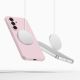 4. Etui Tech-Protect Silicone MagSafe na Samsung Galaxy S26 - różowe