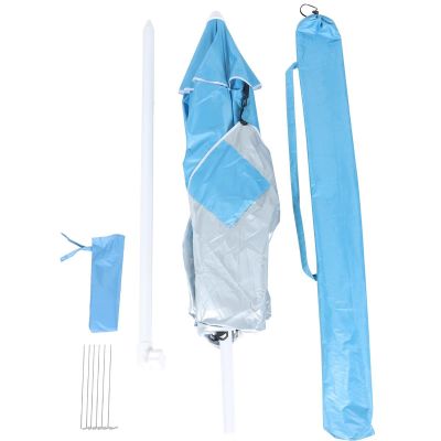 21. PARASOL PARAWAN PLAŻOWY 2W1 190CM