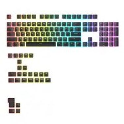 8. Glorious Gaming GLO-KB-ACC-KC-GPBT-AURA-BLK-US części do urządzeń wejściowych Nakładki na przyciski klawiatury